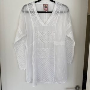 Johnny Was White Tunic